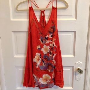 Free People Floral Slip Dress